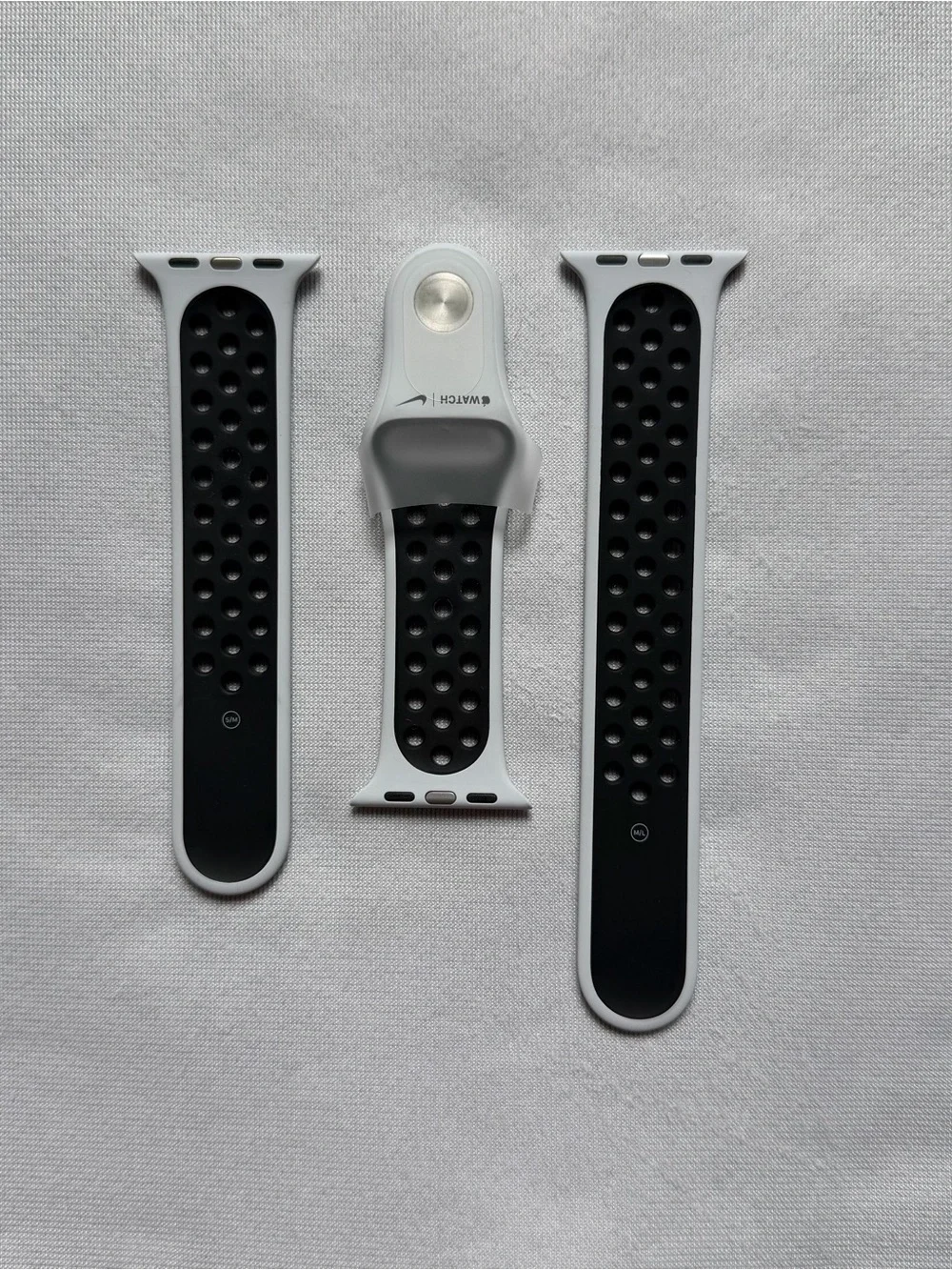 Genuine Apple Watch Nike Sport Band (compatible with 38/40/41mm) S/M & M/L Bands